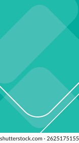 Turquoise green abstract background. Dynamic shapes composition. Vector illustration for banners, presentation templates and social media.
