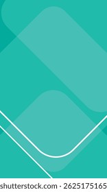 Turquoise green abstract background. Dynamic shapes composition. Vector illustration for banners, presentation templates and social media.
