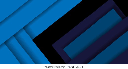 Vetor de fundo azul e verde turquesa sobrepondo no espaço escuro para design de fundo, vetor