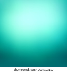 Turquoise green cool color tone gradient mesh background.