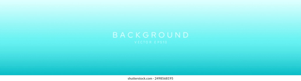 Turquoise green gradient background banner color transition style vector design