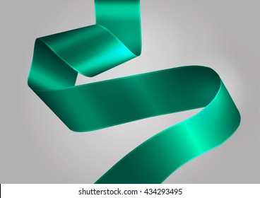 Turquoise green satin ribbon
Empty for your text and ideas