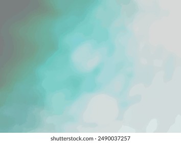 Turquoise and grey fresh bokeh light effect background