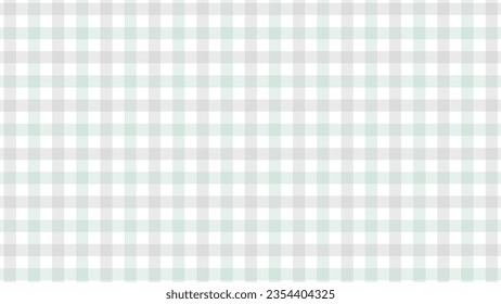 Turquoise and grey plaid fabric texture as a background
