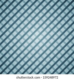 Turquoise grunge vector retro checked background pattern