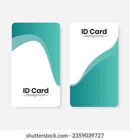 turquoise ID card background template