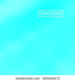 Turquoise iridescent holographic background. Foil rainbow texture. Abstract soft pastel colors backdrop. Trendy creative vector cosmic gradient. Vibrant print illustration. Creative neon template.
