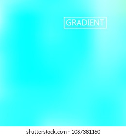 Turquoise iridescent holographic background. Foil rainbow texture. Abstract soft pastel colors backdrop. Trendy creative vector cosmic gradient. Vibrant print illustration. Creative neon template.