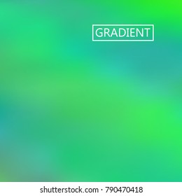 Turquoise iridescent holographic background. Foil rainbow texture. Abstract soft pastel colors backdrop. Trendy creative vector cosmic gradient. Vibrant print illustration. Creative neon template.
