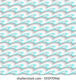 Turquoise light background, seamless texture. 