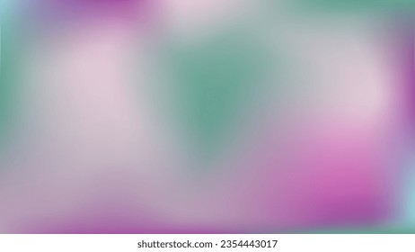 Turquoise lilac blue azure calming blur gradient foggy wallpaper. Abstract blur lavender flower field vibe background pattern. Wallpaper mockup for advertisement covers, social media, landing, card