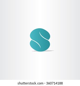 turquoise logo letter s logotype vector icon design
