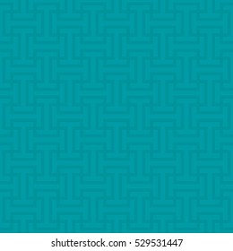 Türkisfarbenes neutrales Nahtloses Muster für modernes Design im Flachstil. tileable geometrische Vektorhintergrund.