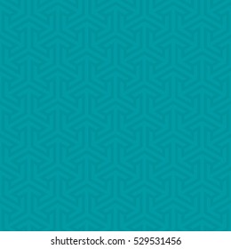 Patrón de marea neutra turquesa para el diseño moderno en estilo plano. Fondo del vector geométrico inclinable.