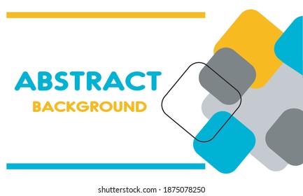 Turquoise , orange and Gray geometric texture. Abstract background vector can be used in cover design, book design, website background, banner, poster, advertising.