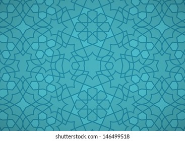 Turquoise Ottoman Pattern