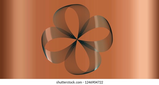 Turquoise pattern on cream background
