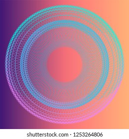 Turquoise pink pattern on a shimmering background
