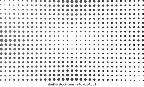 Fondo de arte pop turquesa con puntos de semitono en estilo retro, plantilla de ilustración vectorial. Cartel de la pancarta