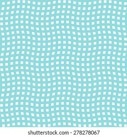 Turquoise pretty smooth zigzag. seamless pattern, vector modern background