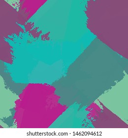Turquoise, purple abstract seamless vector background