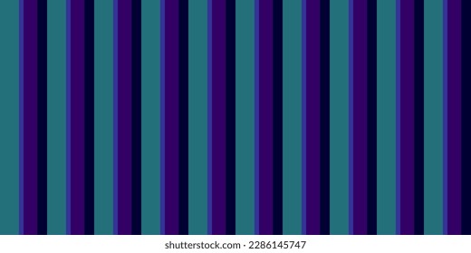 Turquoise Purple Stripe pattern vector Background. Colorful stripe abstract texture. Fashion print. Vertical parallel stripes. Wallpaper wrapping fashion Fabric design, Textile swatch Dark Blue Line