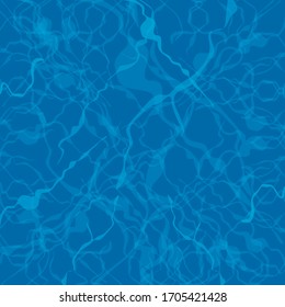 Turquoise rippled water texture background. Shining blue water ripple pool abstract vector illustration EPS10