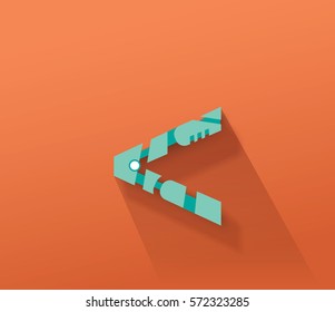 Turquoise Robot Concept Vector Bracket Symbol  for Your Futuristic Presentation