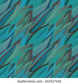 Turquoise seamless pattern with marble effect. Distinct aquamarine texture.