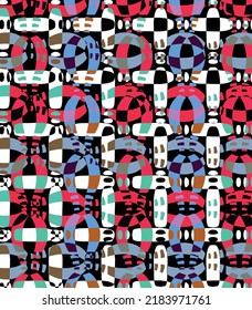 Turquoise seamless portuguese ethnic tiles azulejos. Ikat spanish tile pattern. Italian majolica. Mexican puebla talavera. Moroccan,Turkish floor tiles. Ethnic tile design. Tiled texture for flooring.