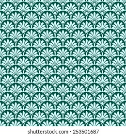 turquoise seamless texture with Greek pattern