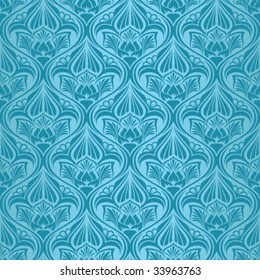 Turquoise seamless wallpaper