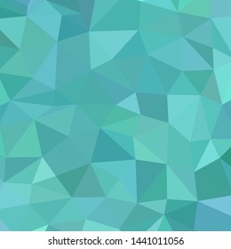 turquoise  triangle background.  polygonal style 