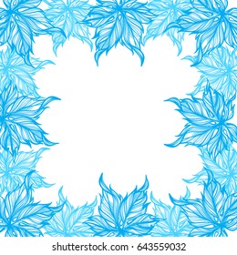 turquoise vector deciduous pattern
