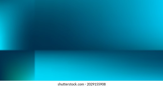 Turquoise Water Aqua Modern Design Backdrop. Ocean Sea Bright Dark Gradient Mesh Illustration. Empty Vibrant Blank Watercolor Colorful Blurred Texture. Azure Modern Blue Trendy Screens Background.