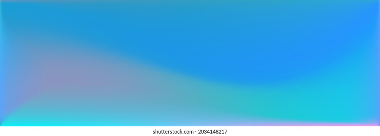 Turquoise Water Wavy Gradient Mesh. Ocean Vivid Indigo Blurred Texture Illustration. Dark Trendy Background. Bright Colorful Modern Design Backdrop. Blank Sea Wavy Gradient Mesh.