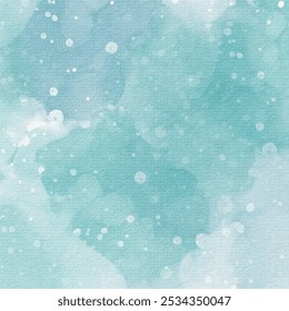 Diseño de Vector de fondo de acuarela turquesa. Abstractas acuarela pintada textura de fondo.