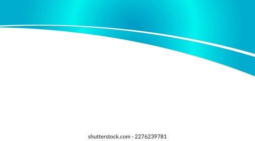 Turquoise wave background. For wallpaper, cover, web banner, poster, placard and vivid presentation. Wave design background for business card, voucher template, text message and flyer. Elegant vector