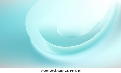 Turquoise and White Background Vector Image