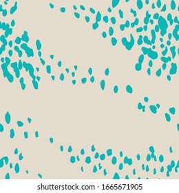 Turquoise and White Vector seamless check pattern. Allover pattern. Ink grunge grid. Hand drawn seamless check pattern. Graphic background with ethnic tartan. Seamless check pattern background.