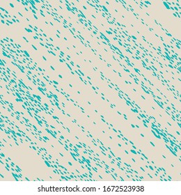 Turquoise and White Vector seamless check pattern. Allover pattern. Ink grunge grid. Hand drawn seamless check pattern. Graphic background with ethnic tartan. Seamless check pattern background.