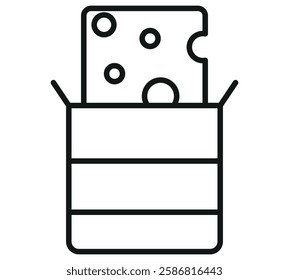 Turron icon from Spanish Food collection. turron icon. Trendy modern flat linear vector turron icon on white background from thin line Spanish Food collection, outline vector illustration