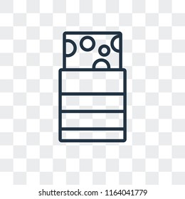 Turron vector icon isolated on transparent background, Turron logo concept