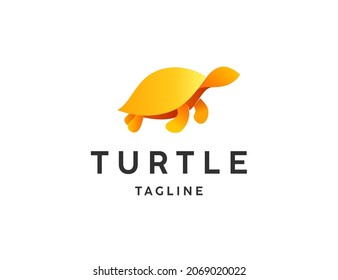Turte logo modern flat design