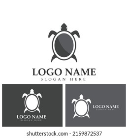 Turtle abstract logo design vector