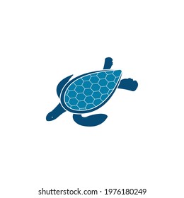 turtle animal cartoon icon image vector illustration design