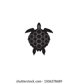 Turtle animal cartoon icon vector illustration