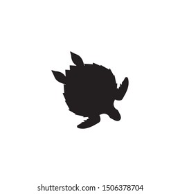 Turtle animal cartoon icon vector illustration