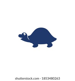 Turtle animal cartoon icon vector illustration