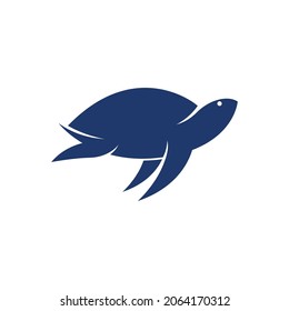 Turtle animal cartoon icon vector illustration